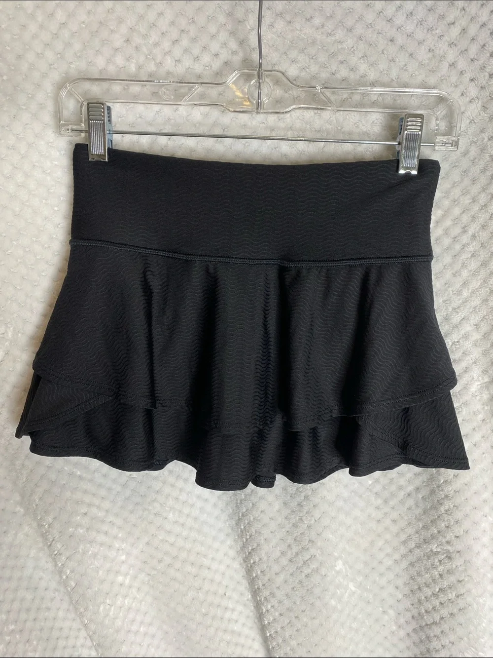 Athleta Black Girls' Athletic Skort Textured Material